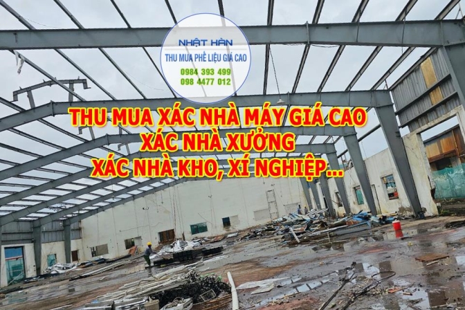 Thu mua Nhà xưởng cũ giá cao